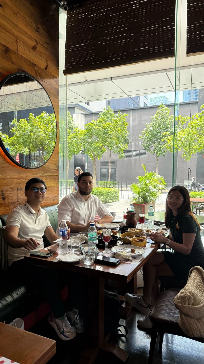 Small team lunch